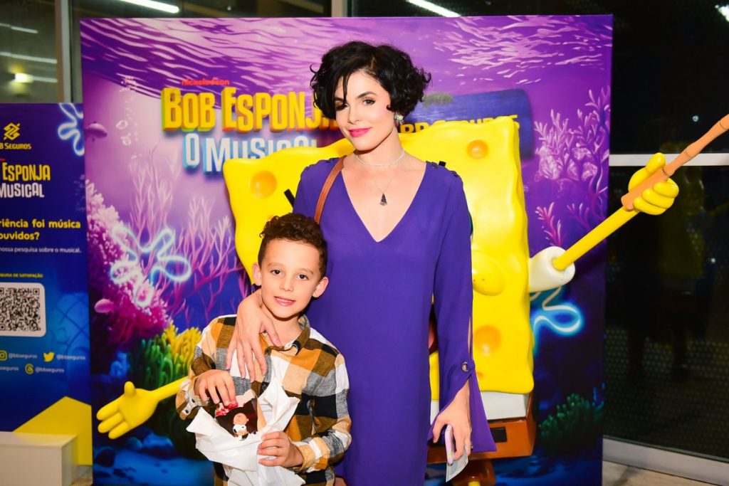 Renata Ricci e o filho