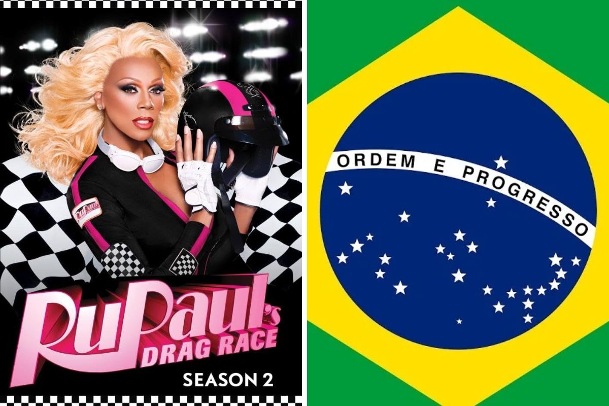 rupaul drag race e bandeira do brasil