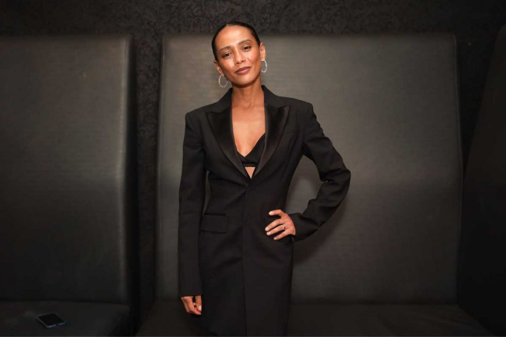 Taís Araujo prestigiando show de Thiaguinho