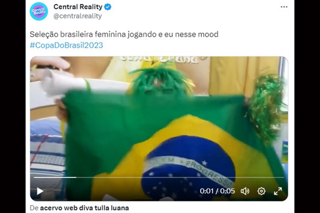 O público torceu muito pela nossa Seleção