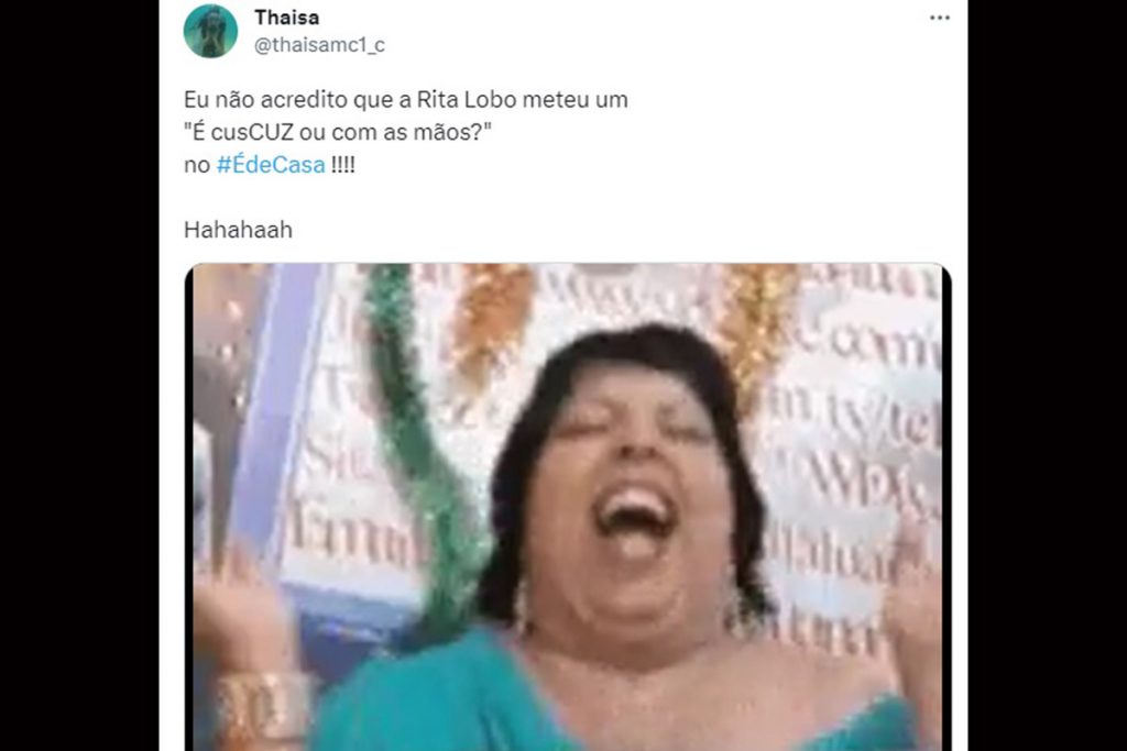 Rita Lobo foi bastante comentada nas redes sociais