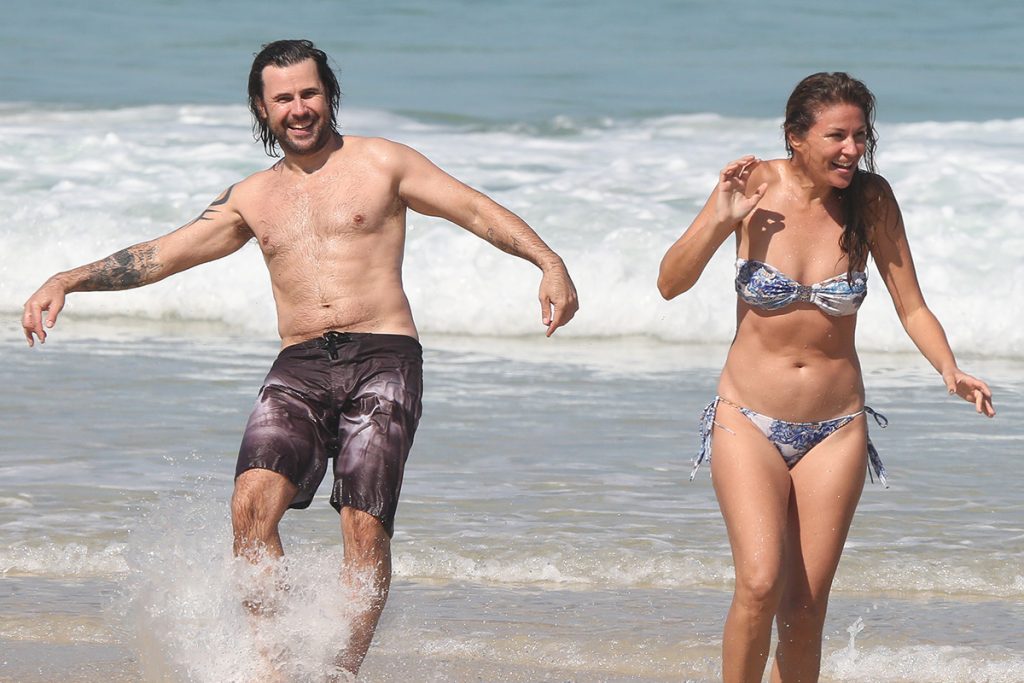 O casal se divertiu muito na ocasião