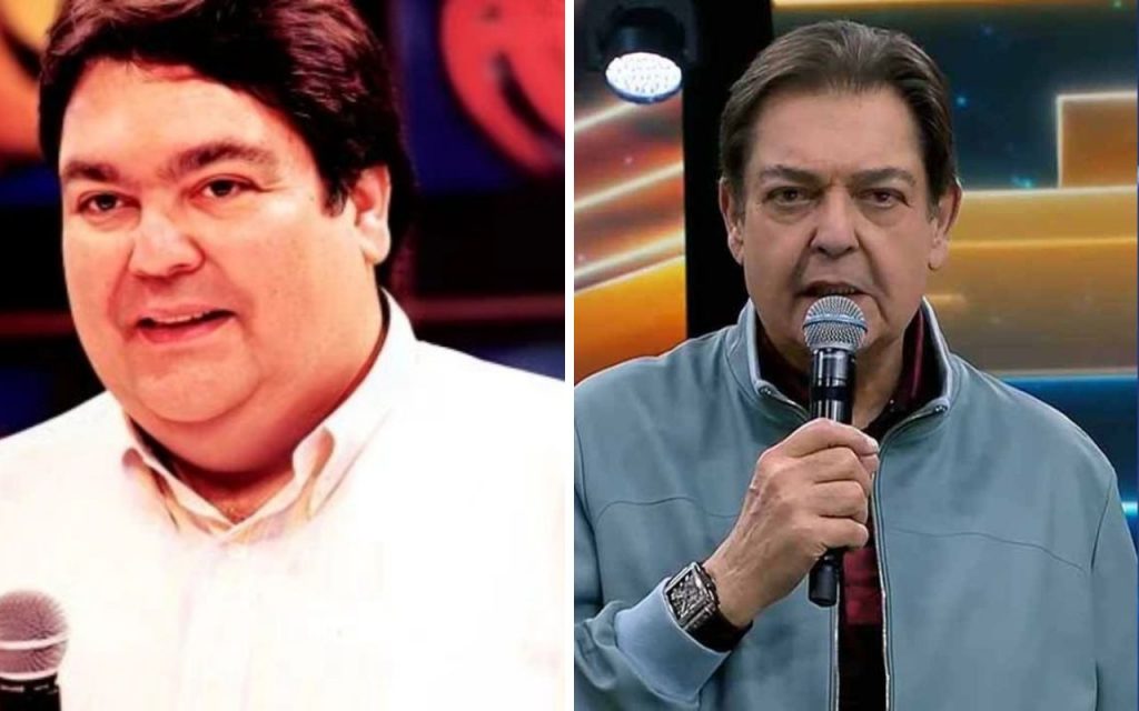 Fausto Silva antes e depois da cirurgia bariátrica