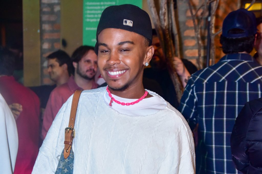 Jean Paulo Campos esbanjou sorrisos na ocasião