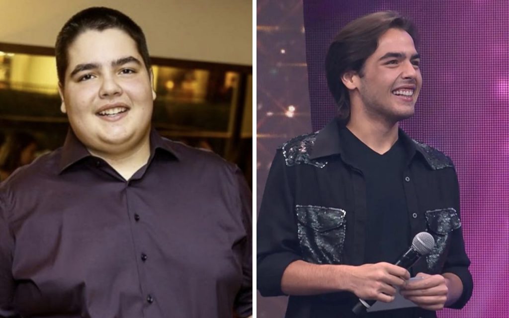 João Guilherme Silva antes e depois da cirurgia bariátrica
