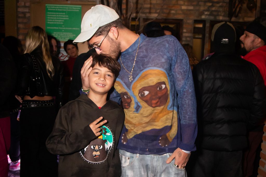 João Guilherme estava acompanhado pelo irmão Pietro