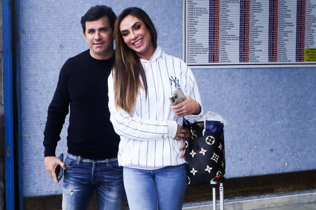 Nicole Bahls com o namorado Marcelo Viana