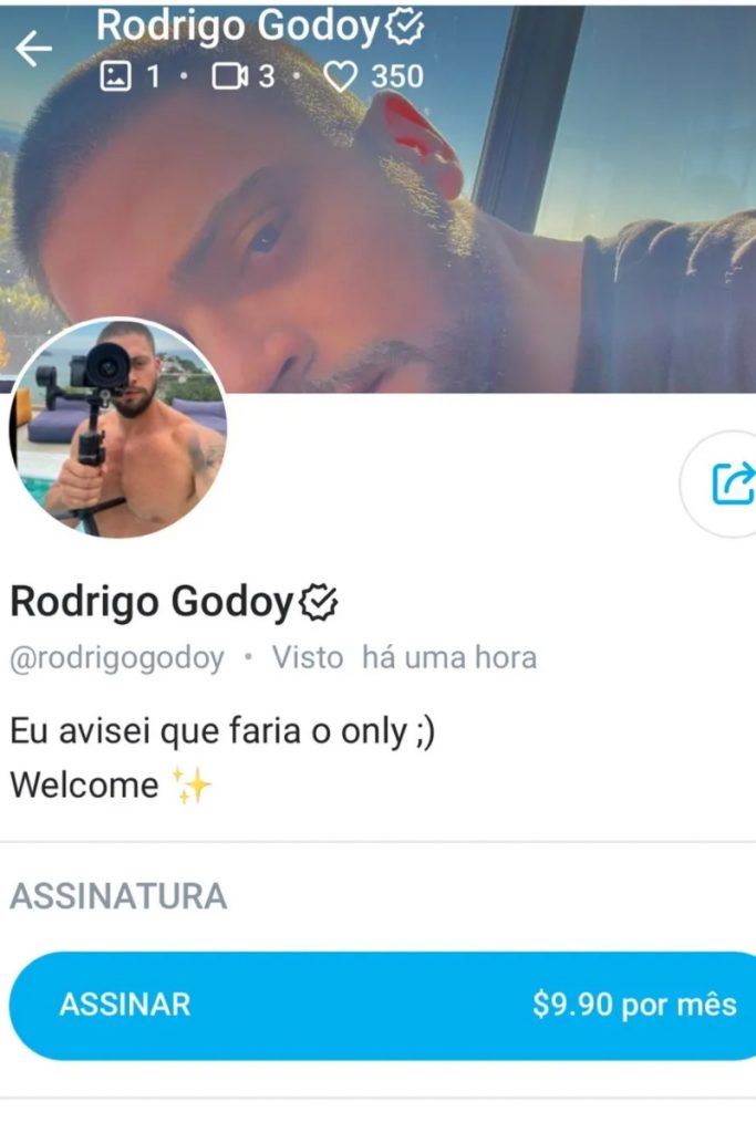 Perfil de Rodrigo Godoy no Onlyfans