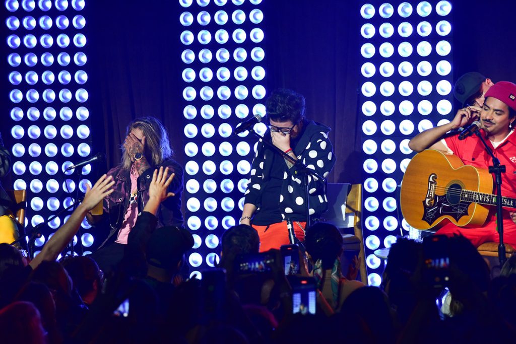 Os cantores relembraram os principais hits da banda