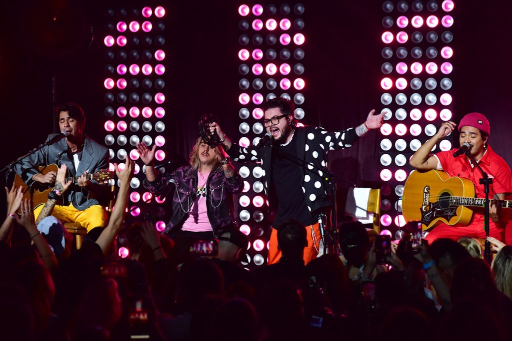 Pe Lu, Pe Lanza, Thomas e Koba arrasaram no pocket show