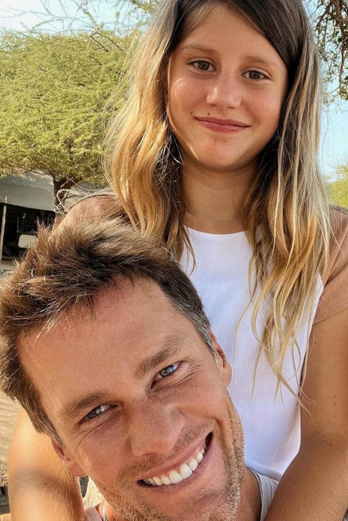 Tom Brady e a filha, Vivian