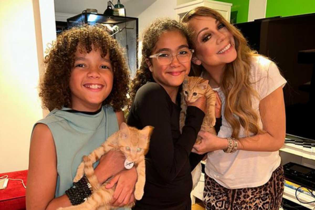 Mariah Carey e os filhos
