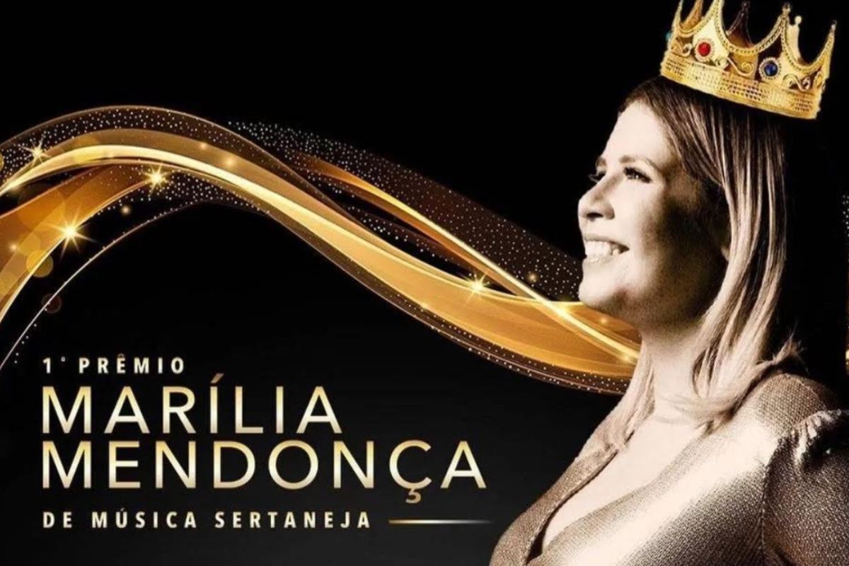 Cartaz do Prêmio Marília Mendonça de Música Sertaneja