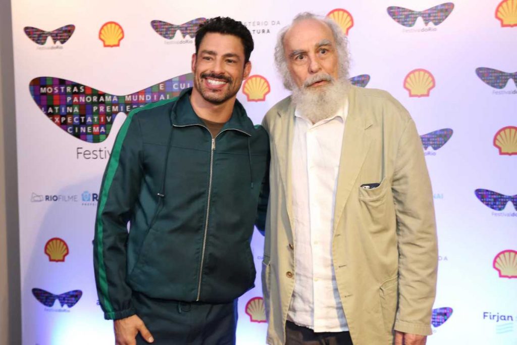 Cauã Reymond e Julio Bressane no "Festival do Rio"