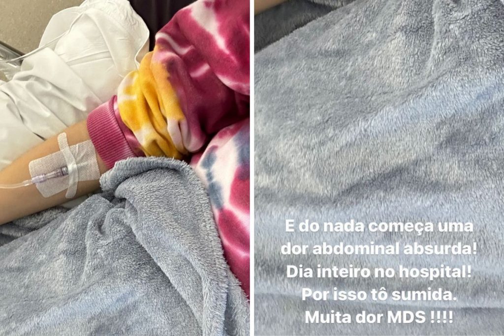Schynaider Moura em hospital