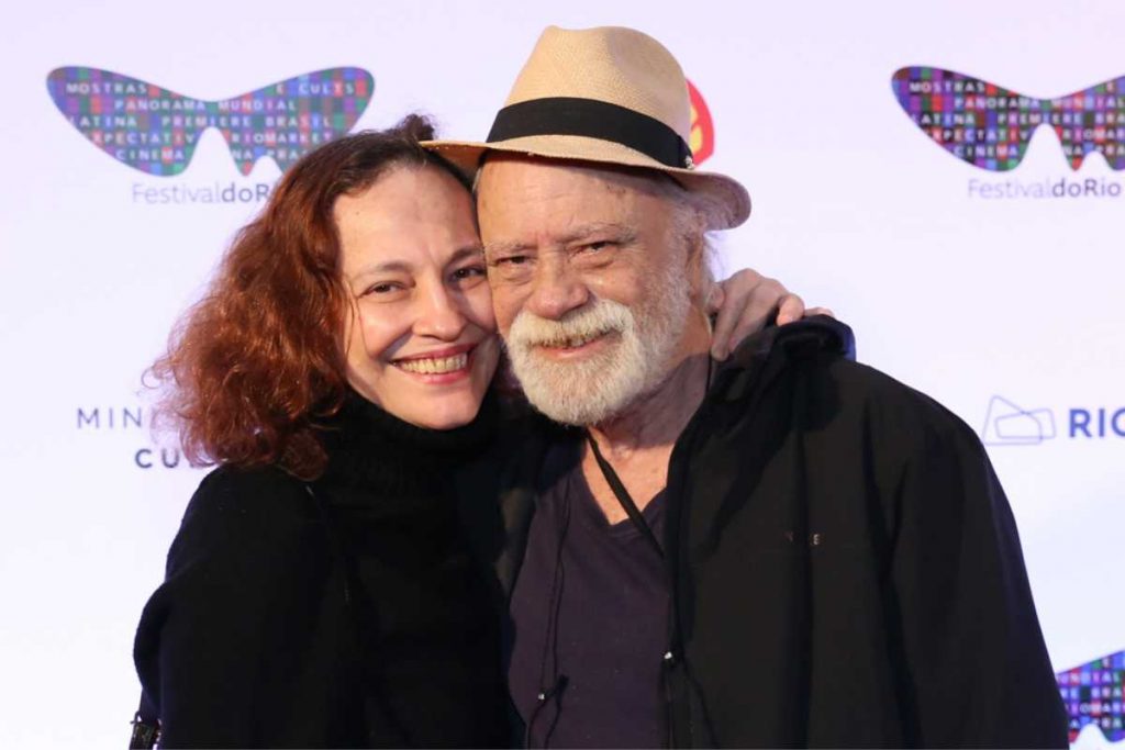 Tonico Pereira e Marina Salomão no "Festival do Rio"