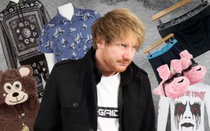 Ed Sheeran vende roupas usadas cobertas de pelos de gato