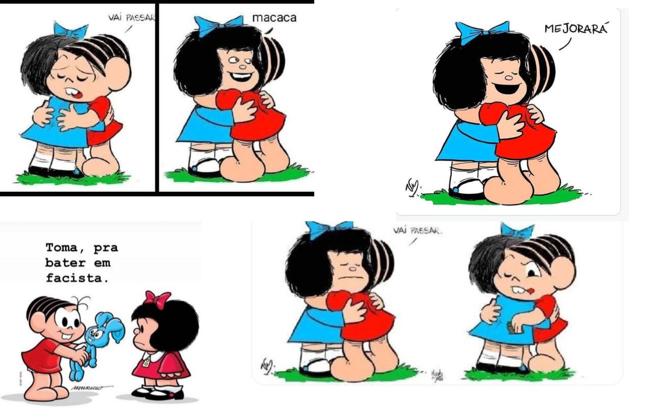Mafalda e Mônica viram vítimas de ataques após vitória de Milei na Argentina