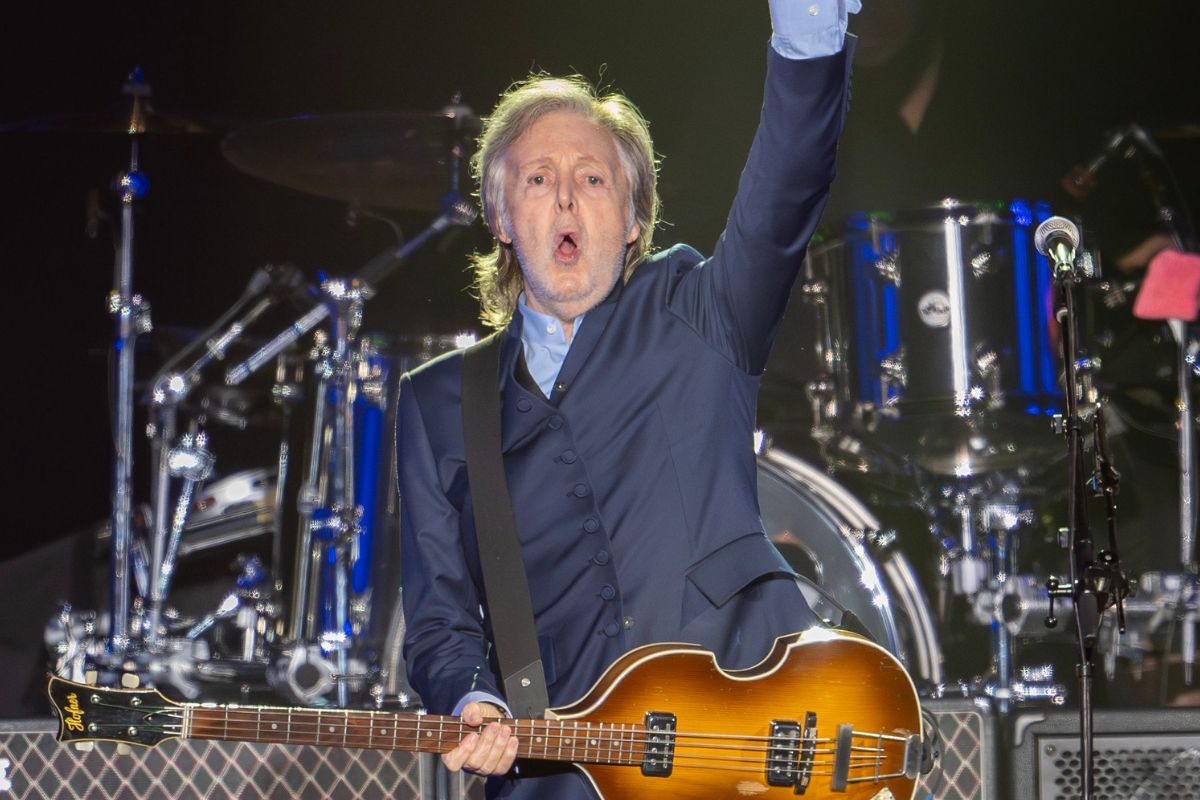 Paul McCartney durante show