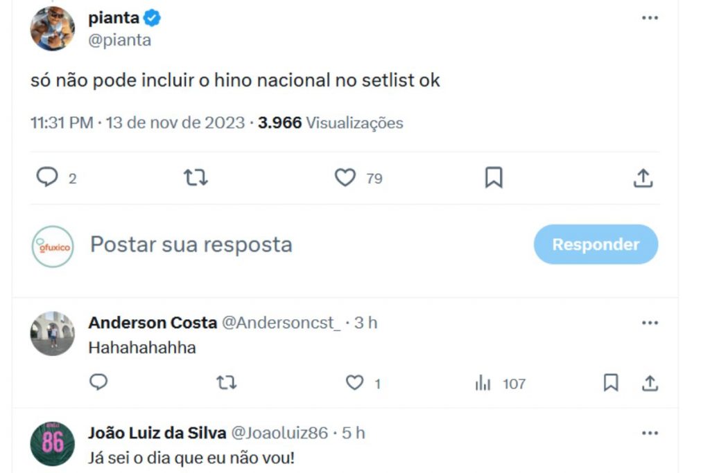 Post contra participação de Ludmilla no Rock in Rio 2024