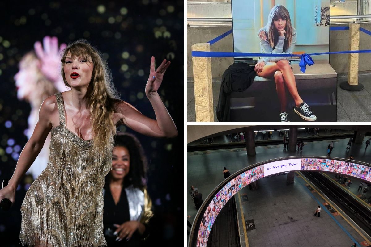 Taylor Swift recebe homenagens em São Paulo