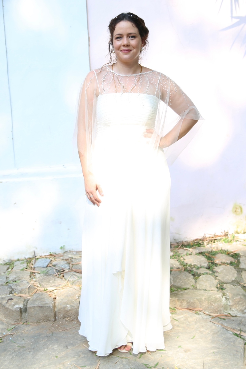 Leandra Leal vestida de noiva
