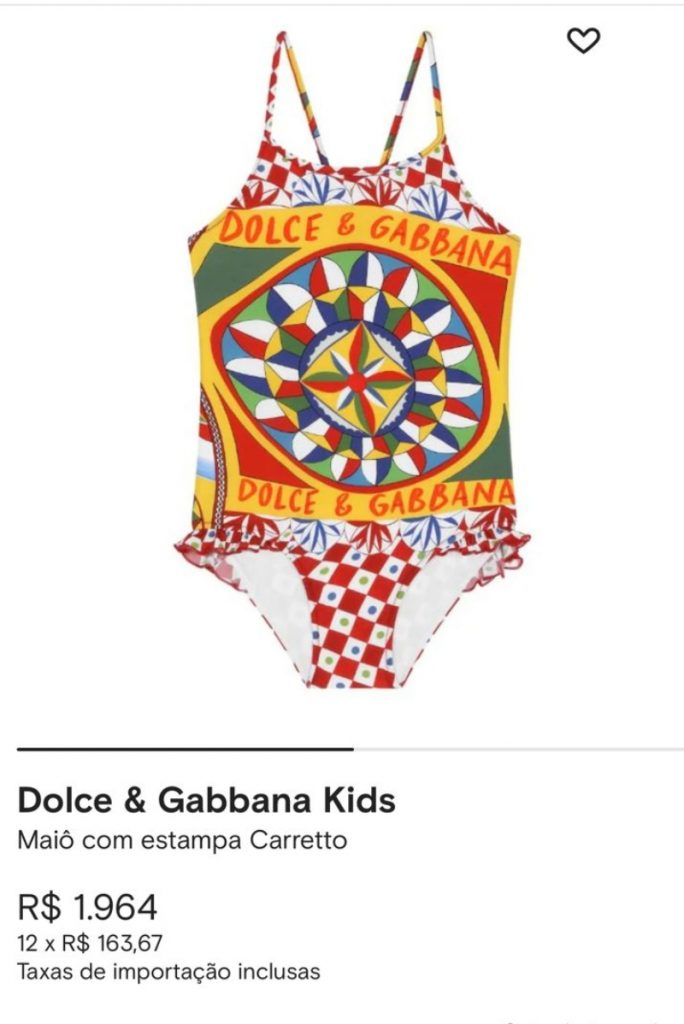 Maiô Dolce & Gabbana Kids