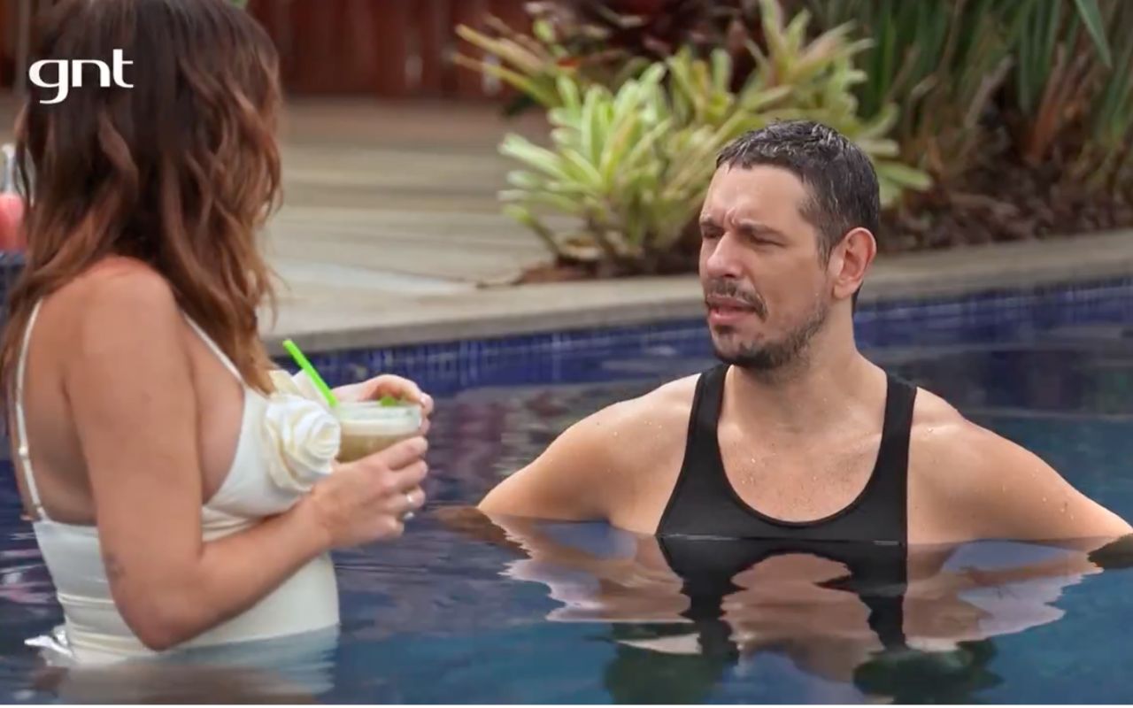 ‘Na piscina com Fernanda Paes Leme’, João Vicente nega fama de cafajeste