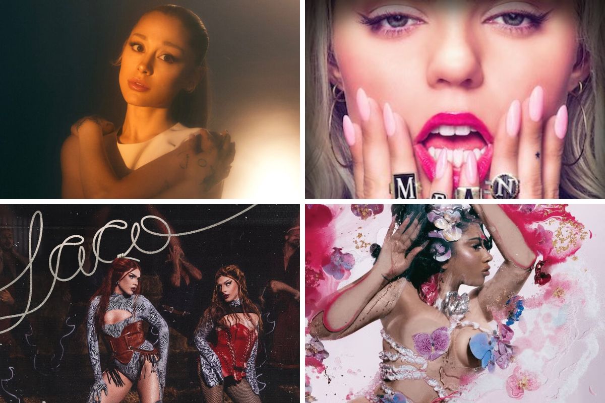 Ariana Grande, trilha de Mean Girls, Reddy e Diego, Kali Uchis e mais nos lançamentos da semana! (Reprodução/Divulgação)