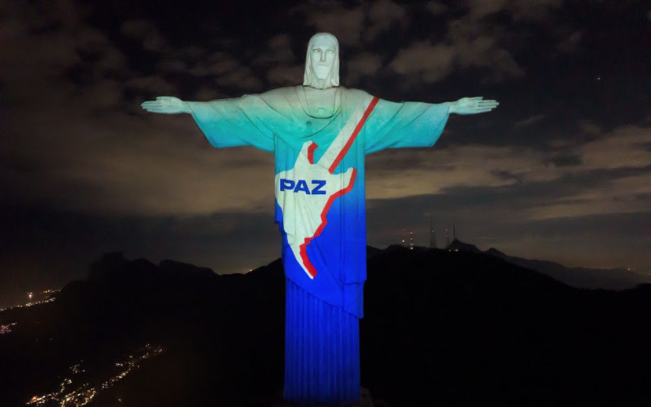 Rock in Rio veste o Cristo Redentor para festejar 40 anos