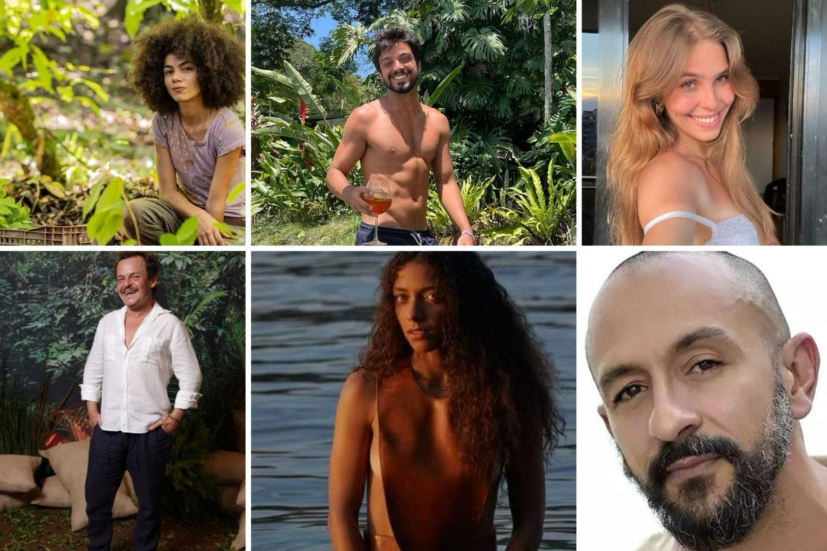 Samantha Jones, Rodrigo Simas, Gabriela Medeiros, Matheus Nachtergaele, Alice Carvalho e Irandhir dos Santos