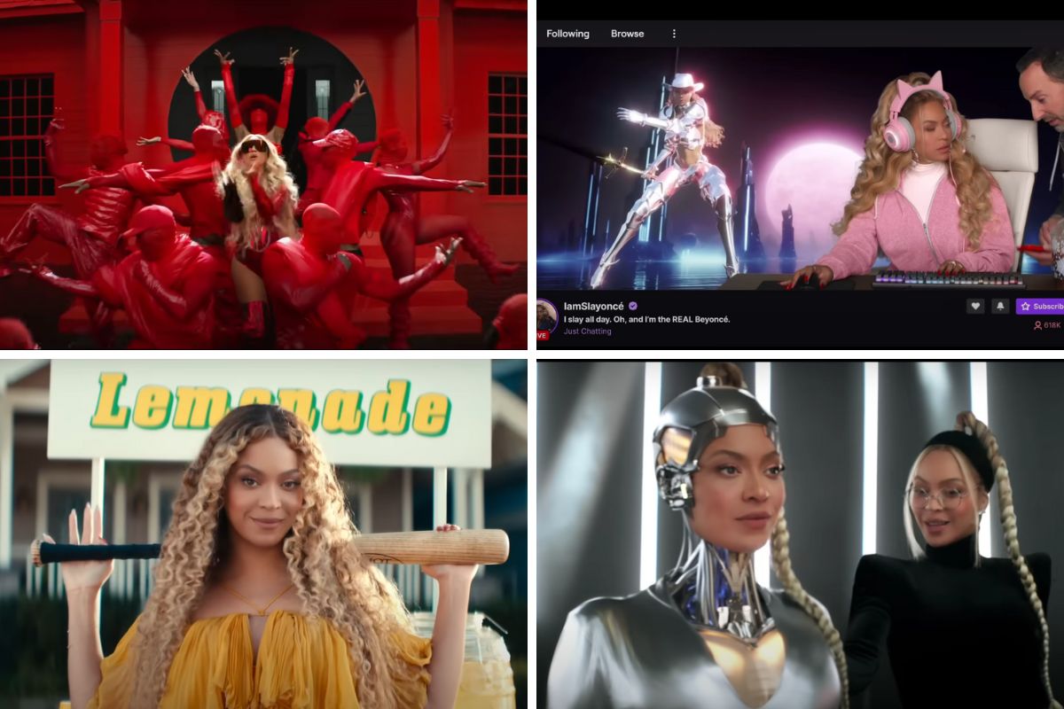 Beyoncé quebrando a internet em parceria com a Verizon