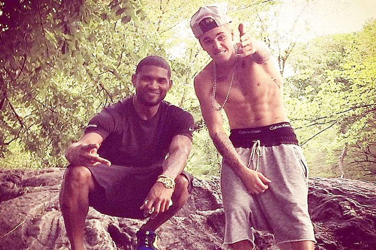 Usher e Justin Bieber